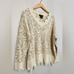 Sweater with fringe size 1X